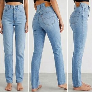Levi's 70's High Slim Straight Jeans in Original Blue